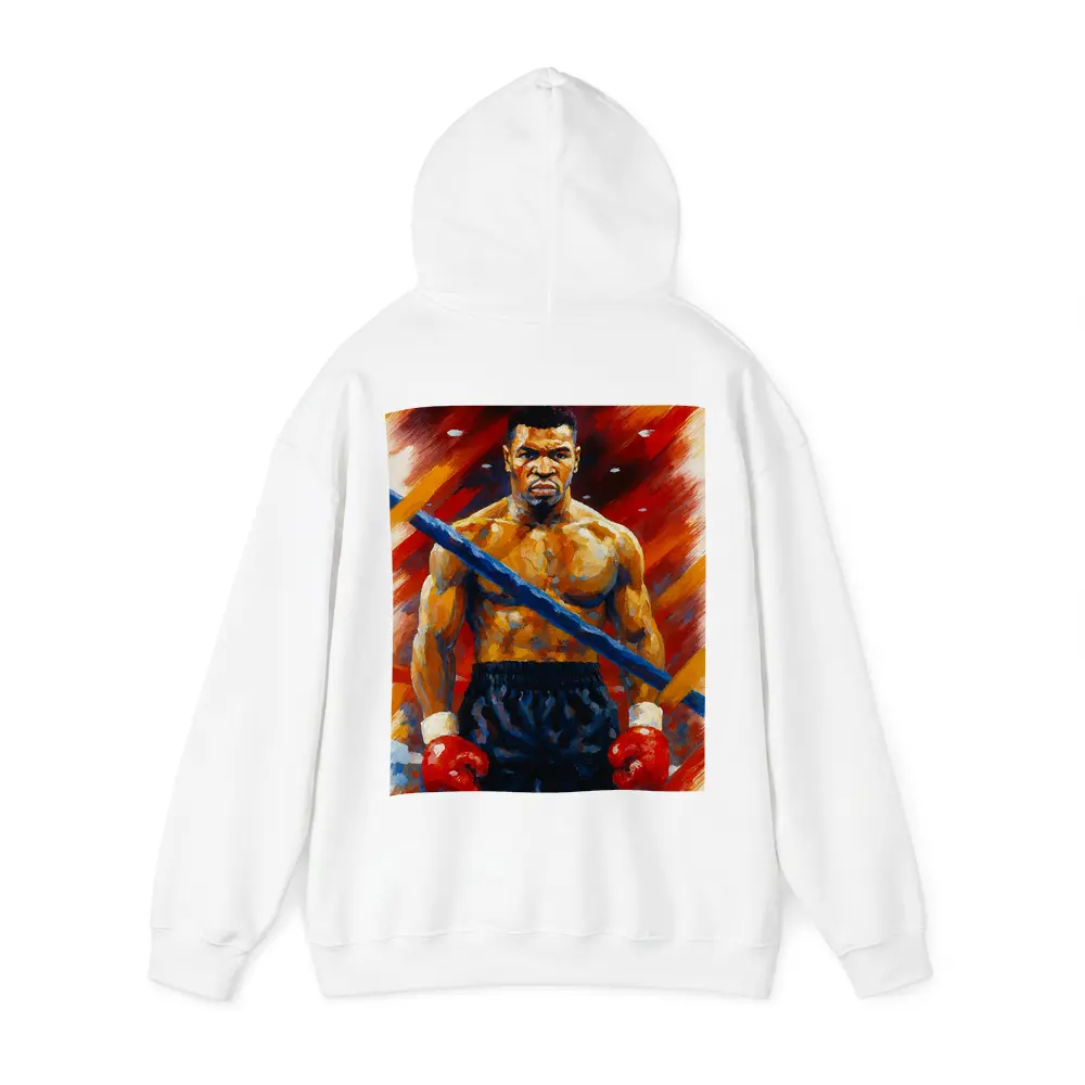 Mike Tyson Boxing Oil Painting Bold Background – Hoodies