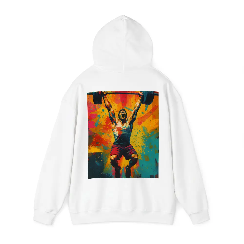Weightlifter Snatch Colorful Explosive Pop Art – Hoodies