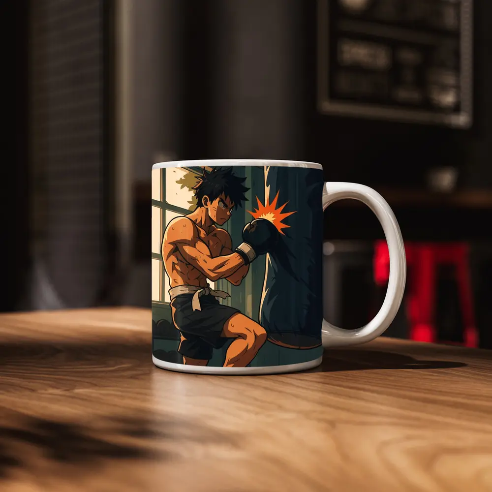 Anime Boxer Training Punch Bag Gym – Mugs