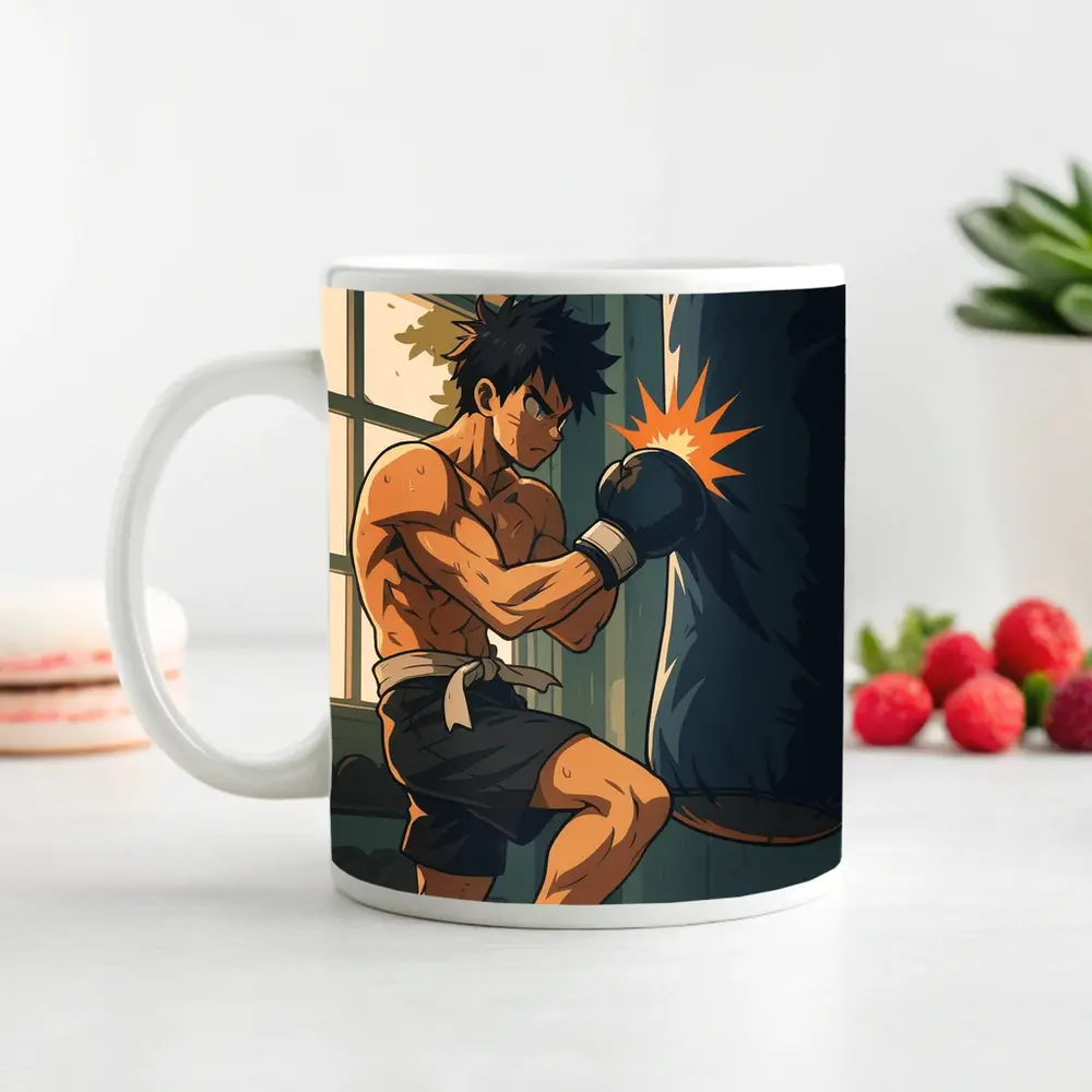 Anime Boxer Training Punch Bag Gym – Mugs