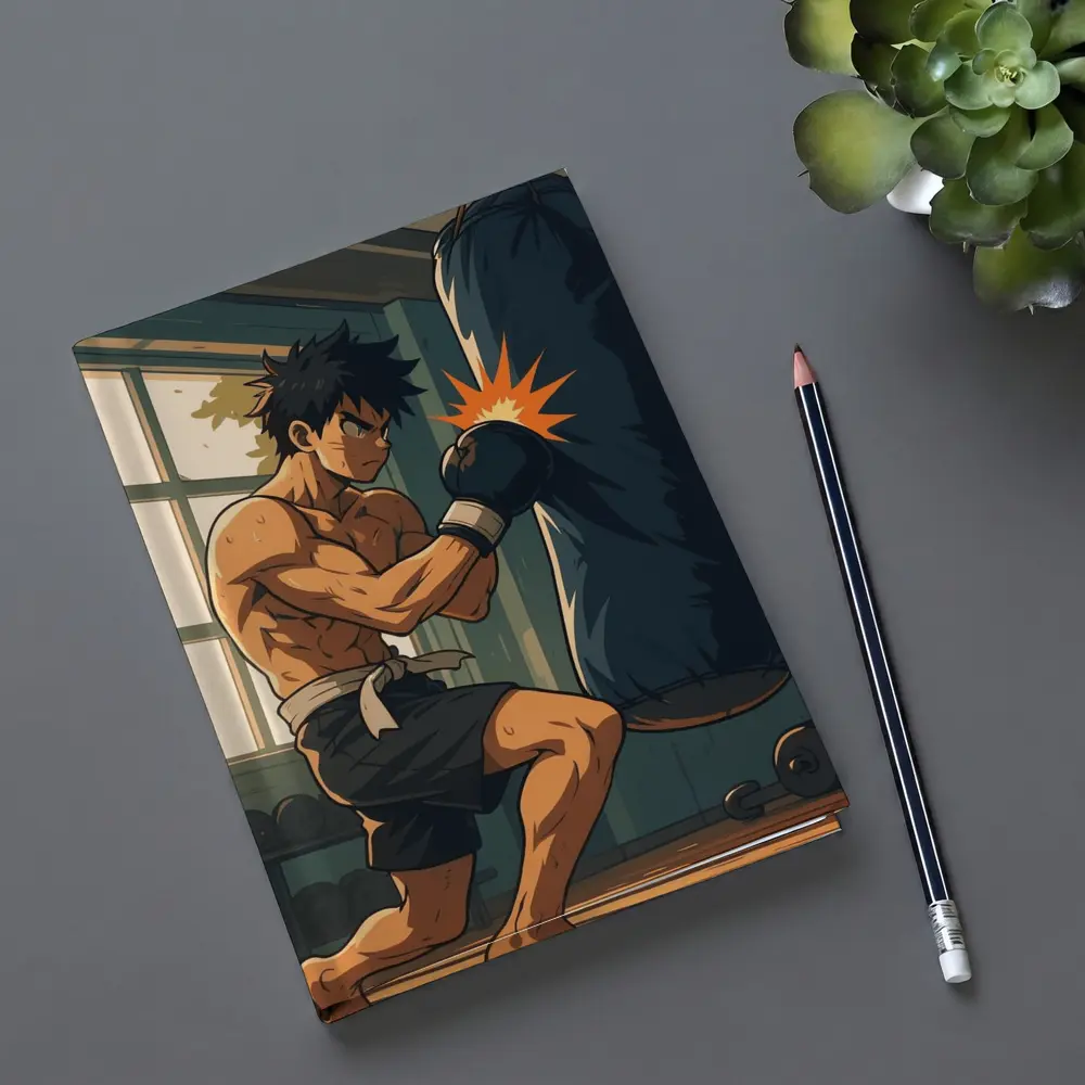 Anime Boxer Training Punch Bag Gym – Notebooks