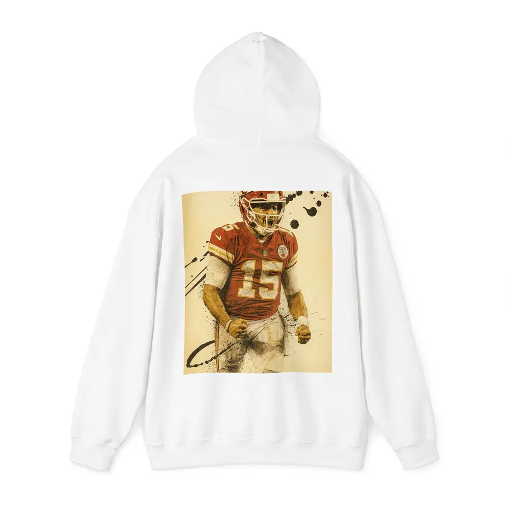 Kansas City Chiefs Number Fifteen Quarterback Art – Hoodies