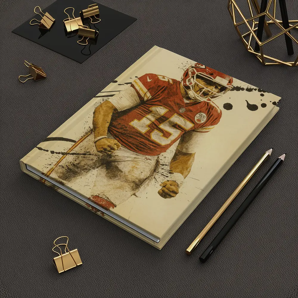 Kansas City Chiefs Number Fifteen Quarterback Art – Notebooks