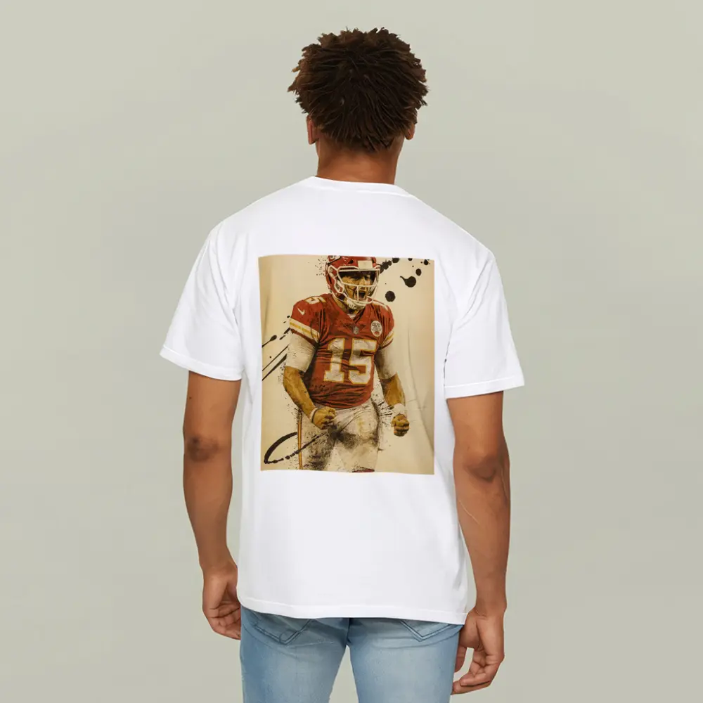 Kansas City Chiefs Number Fifteen Quarterback Art – T-Shirts