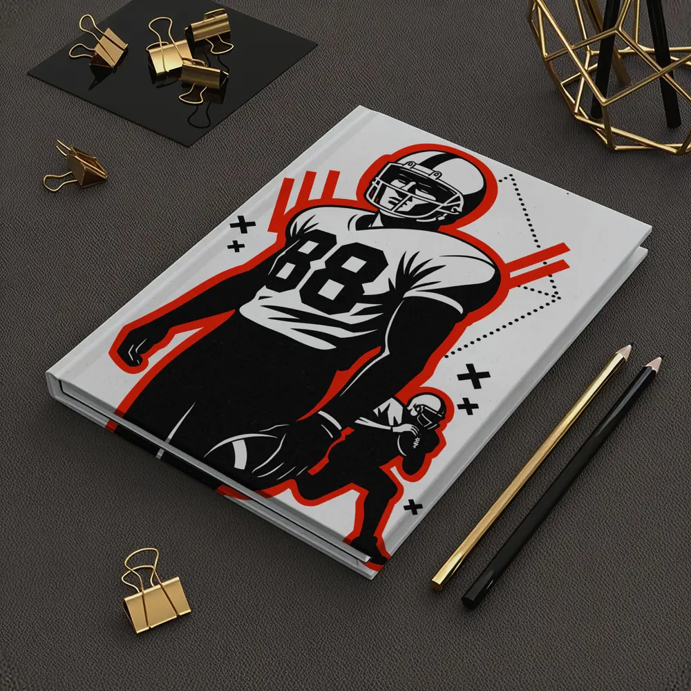 American Football Player Number Eighty Eight Art – Notebooks