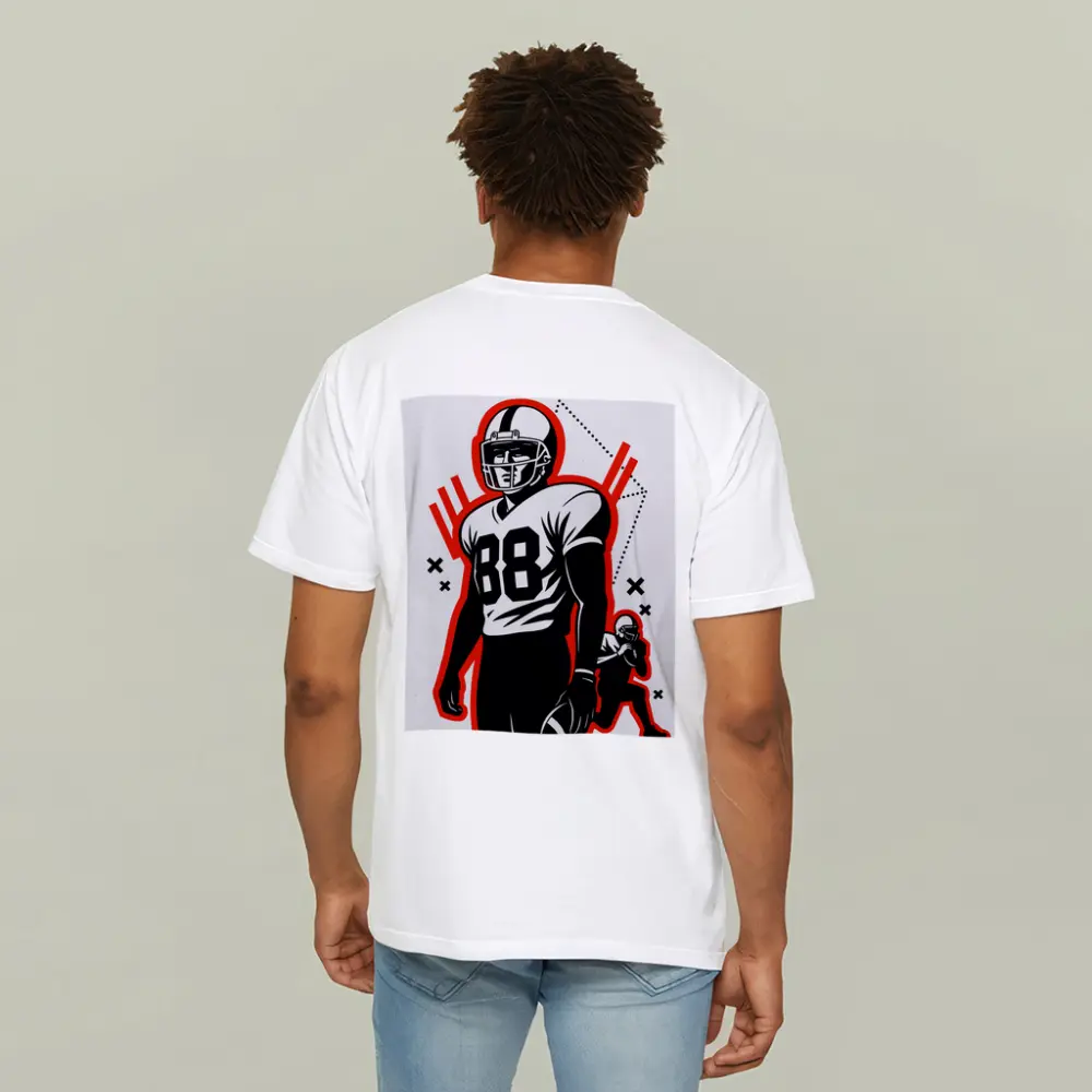 American Football Player Number Eighty Eight Art – T-Shirts