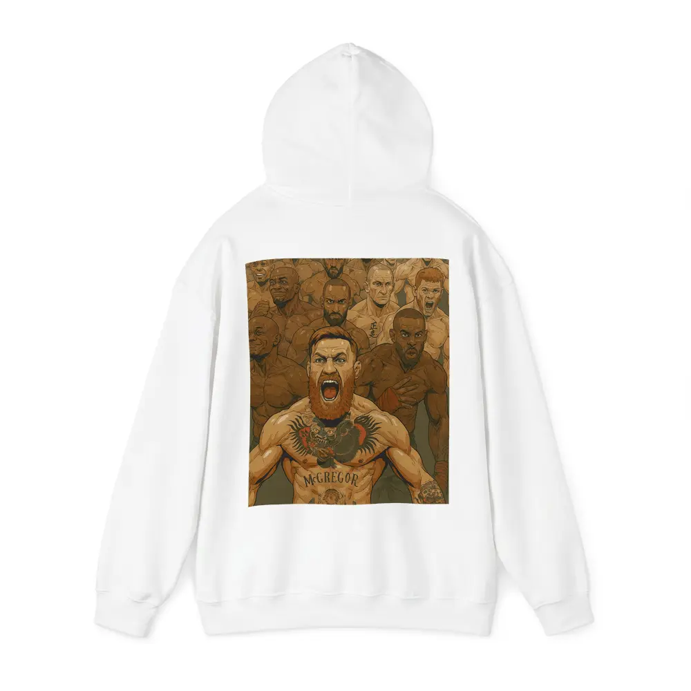 McGregor UFC Fighter Crowd Illustration Art – Hoodies