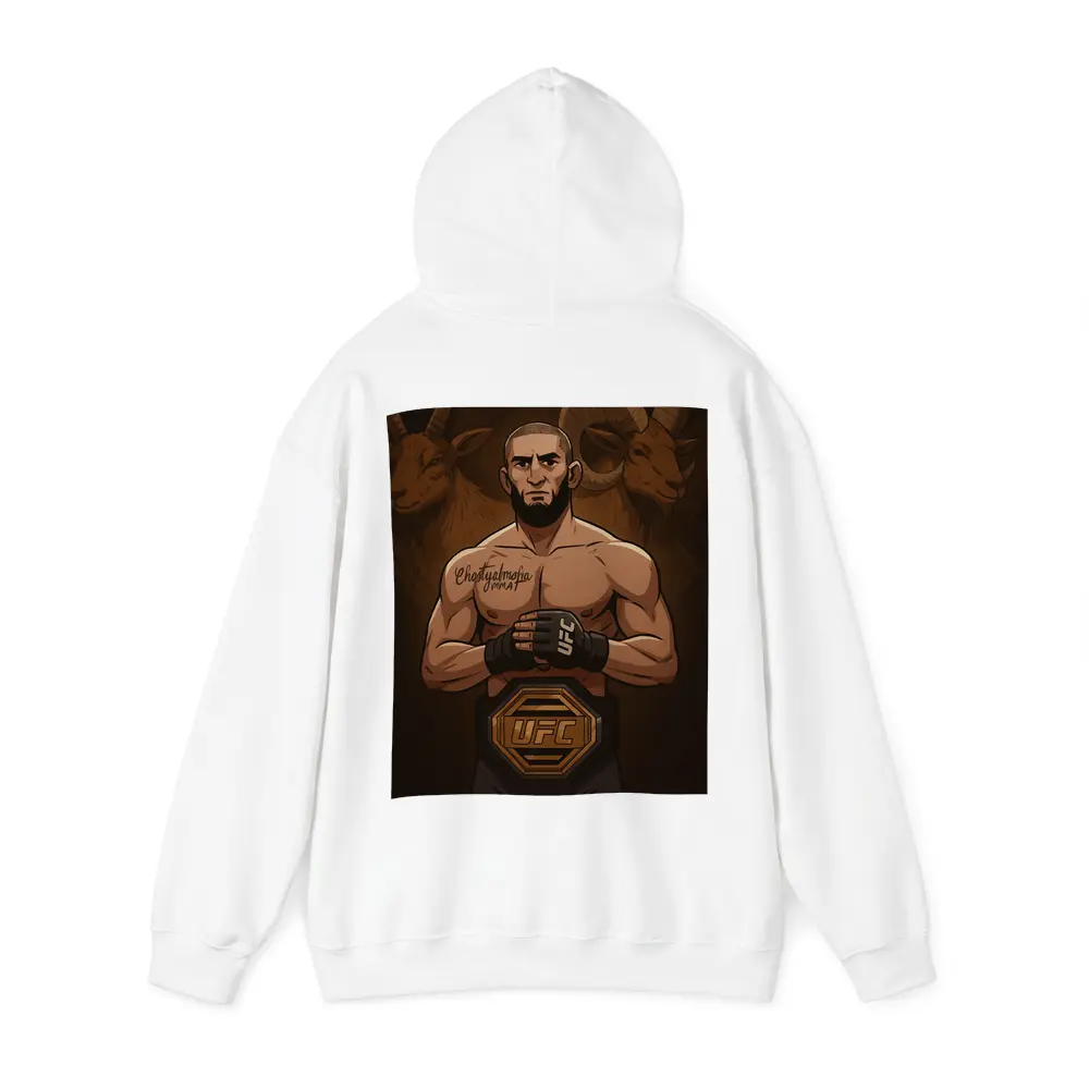 UFC Champion Fighter Anime Art Ram Background – Hoodies