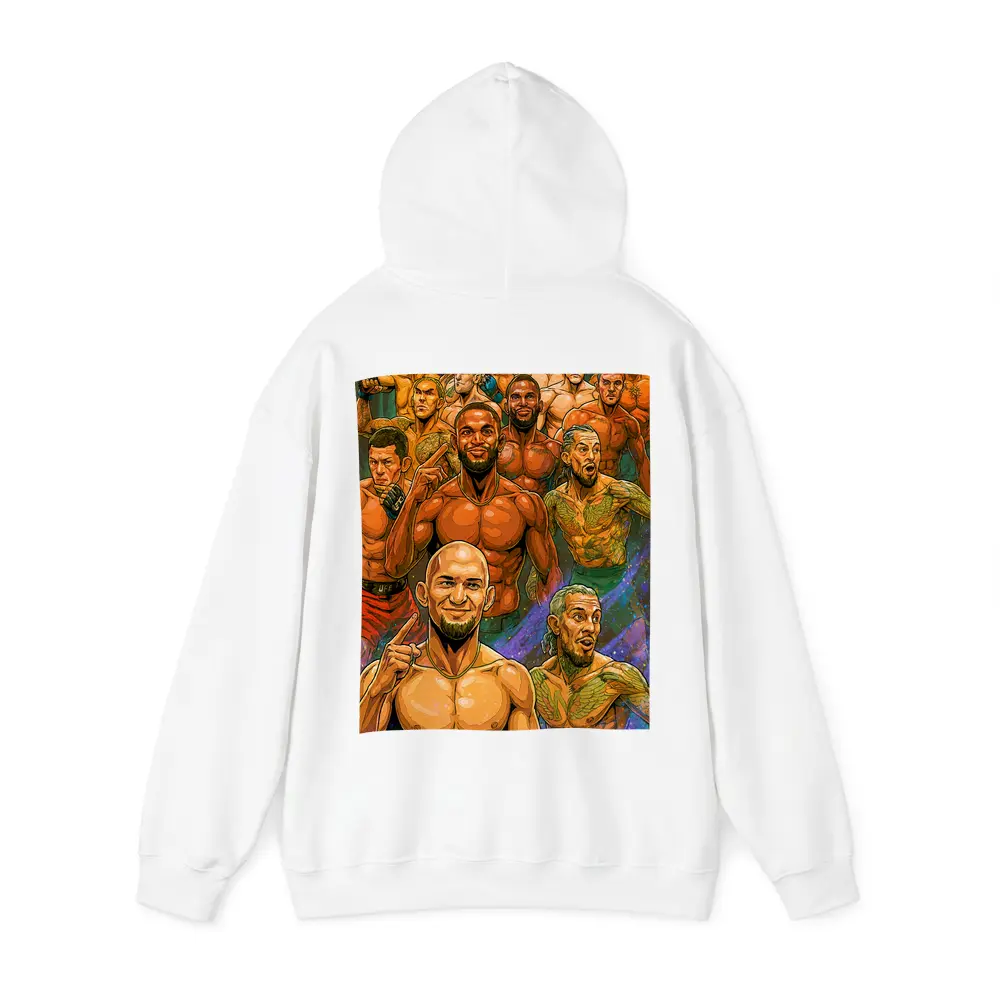 MMA UFC Fighters Comic Art Illustration – Hoodies