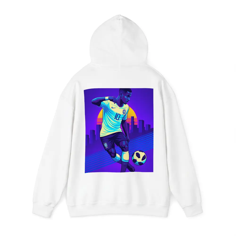 Brazil Soccer Player Number Ten Retro City – Hoodies