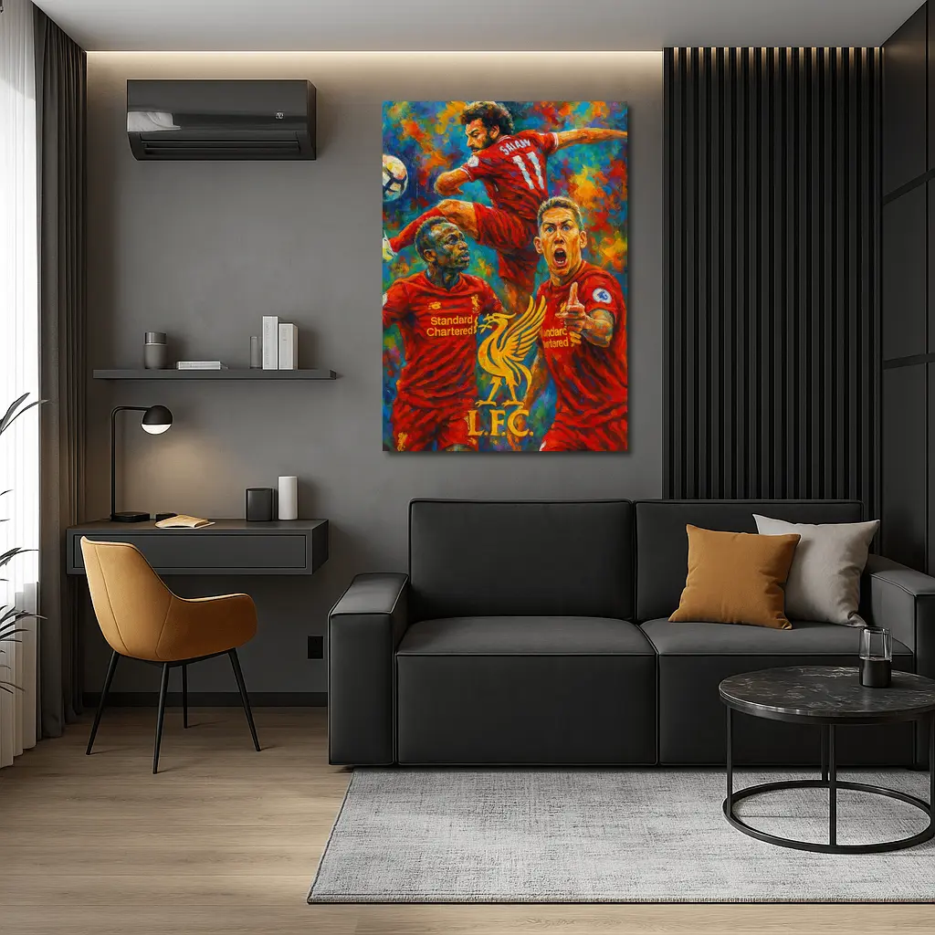 Liverpool FC Players Oil Painting Art – Wall Art