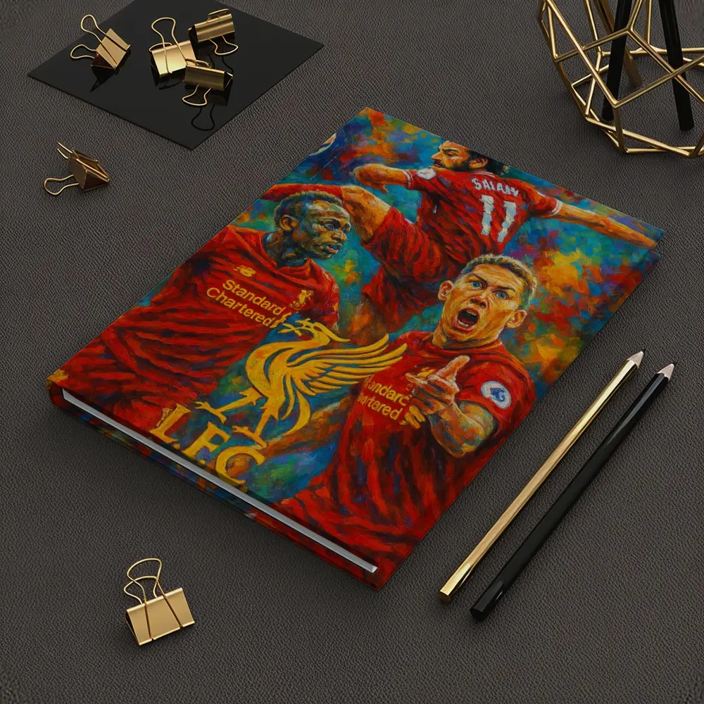 Liverpool FC Players Oil Painting Art – Notebooks