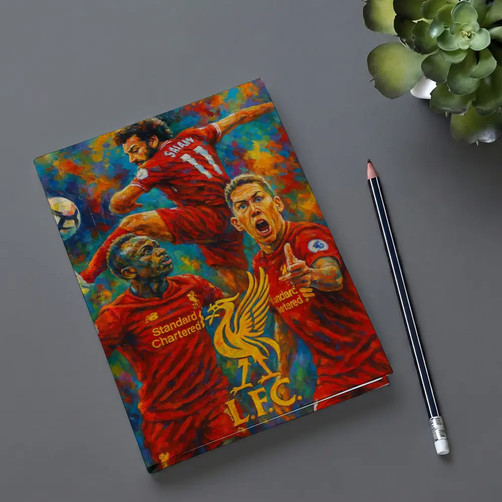 Liverpool FC Players Oil Painting Art – Notebooks