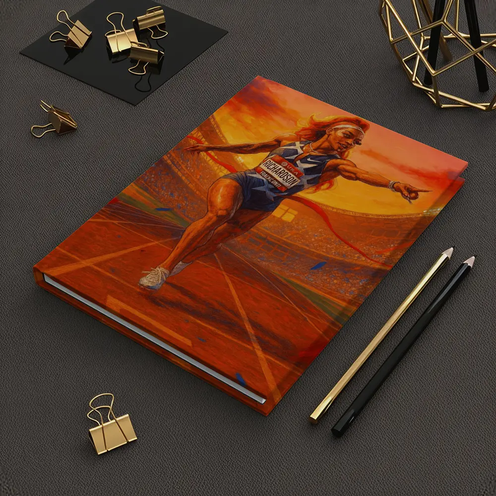 Richardson Sprinter Crossing Finish Line Stadium – Notebooks