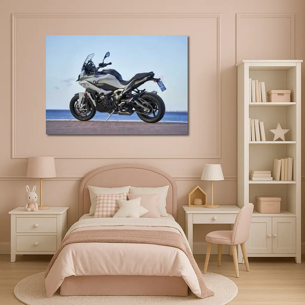 BMW F900XR Motorcycle By The Sea – Wall Art