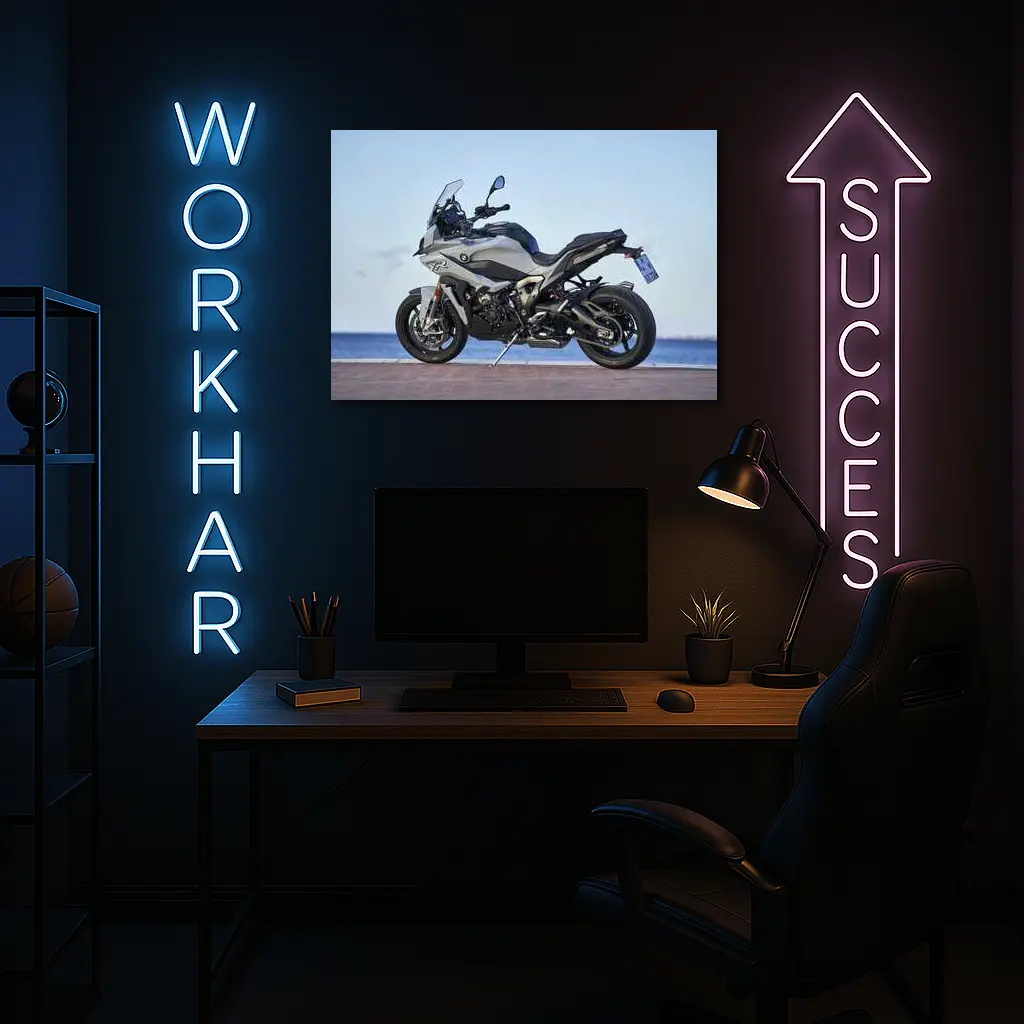 BMW F900XR Motorcycle By The Sea – Wall Art