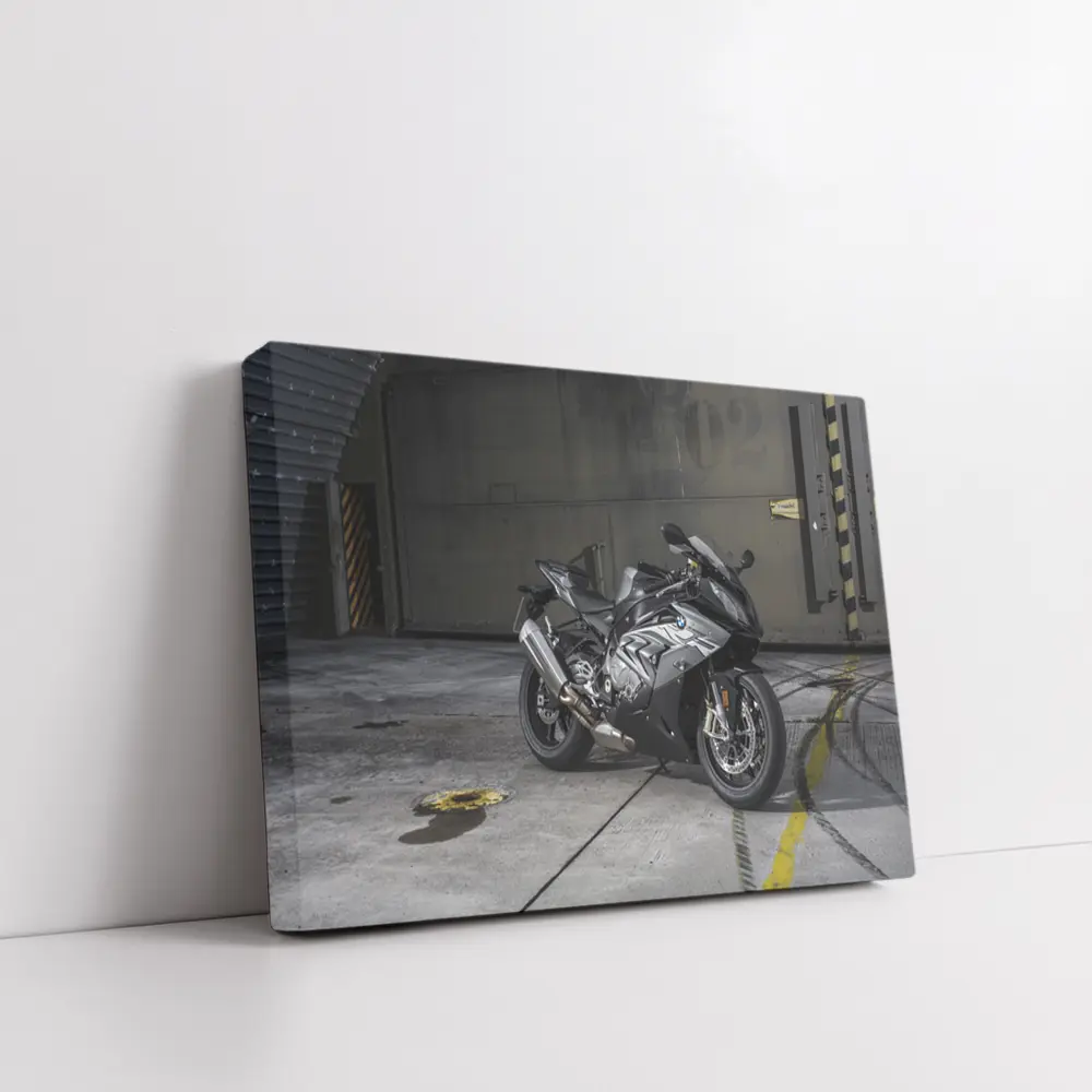 BMW S1000RR Sport Bike Industrial Garage – Wall Art