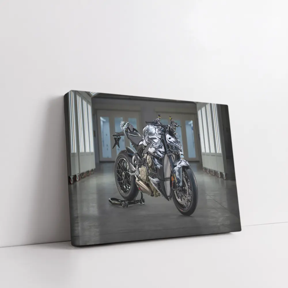 Ducati Streetfighter V4 Custom Art Garage – Wall Art