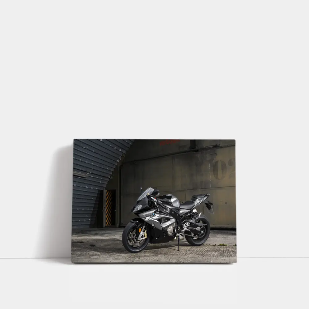 BMW S1000RR Superbike Urban Industrial Setting – Wall Art