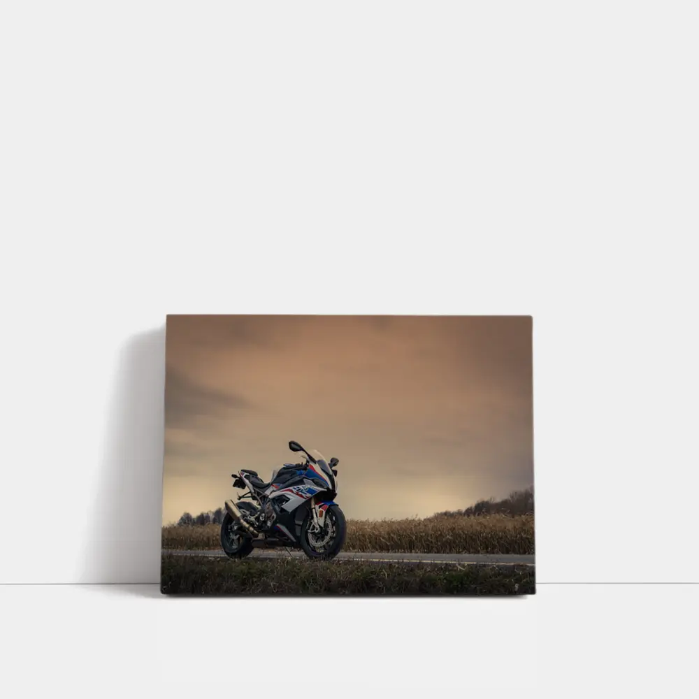 BMW S1000RR Superbike Moody Countryside Road – Wall Art