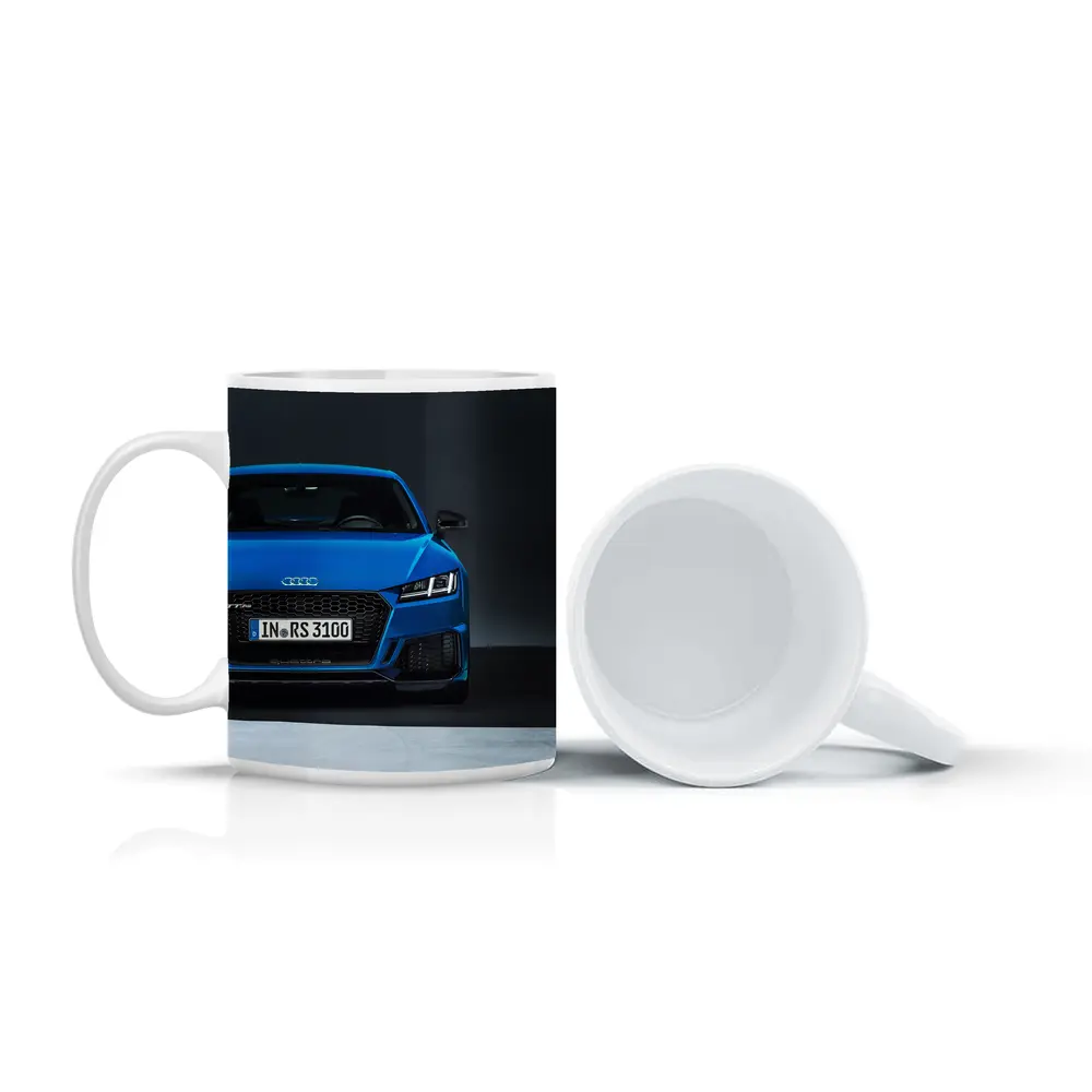 Audi TT RS Blue Front Studio Shot – Mugs