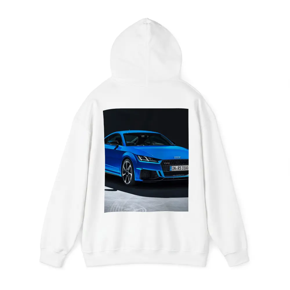 Audi TT RS Blue Studio Dark Background – Hoodies