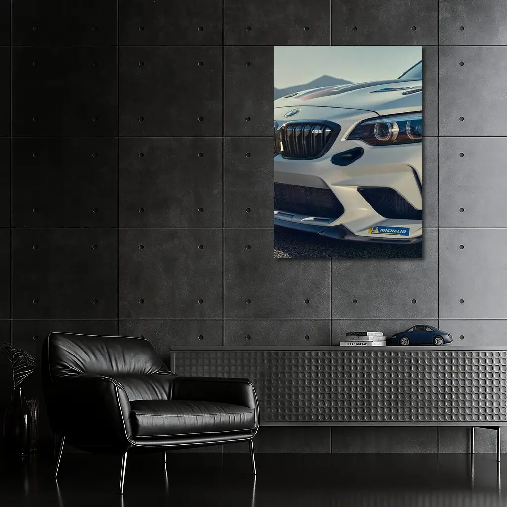 BMW M2 Competition Front Close Up Shot – Wall Art