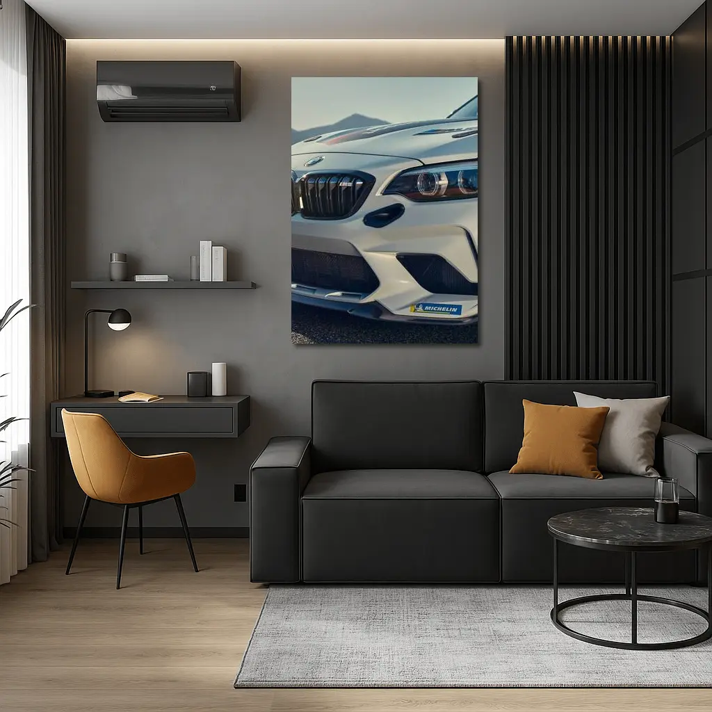 BMW M2 Competition Front Close Up Shot – Wall Art
