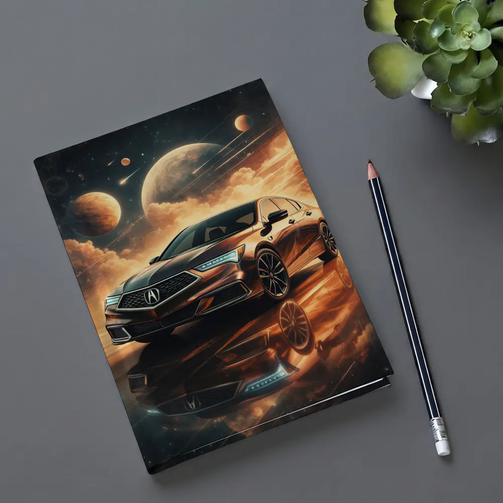 Acura TLX Cosmic Space Fantasy Art – Notebooks