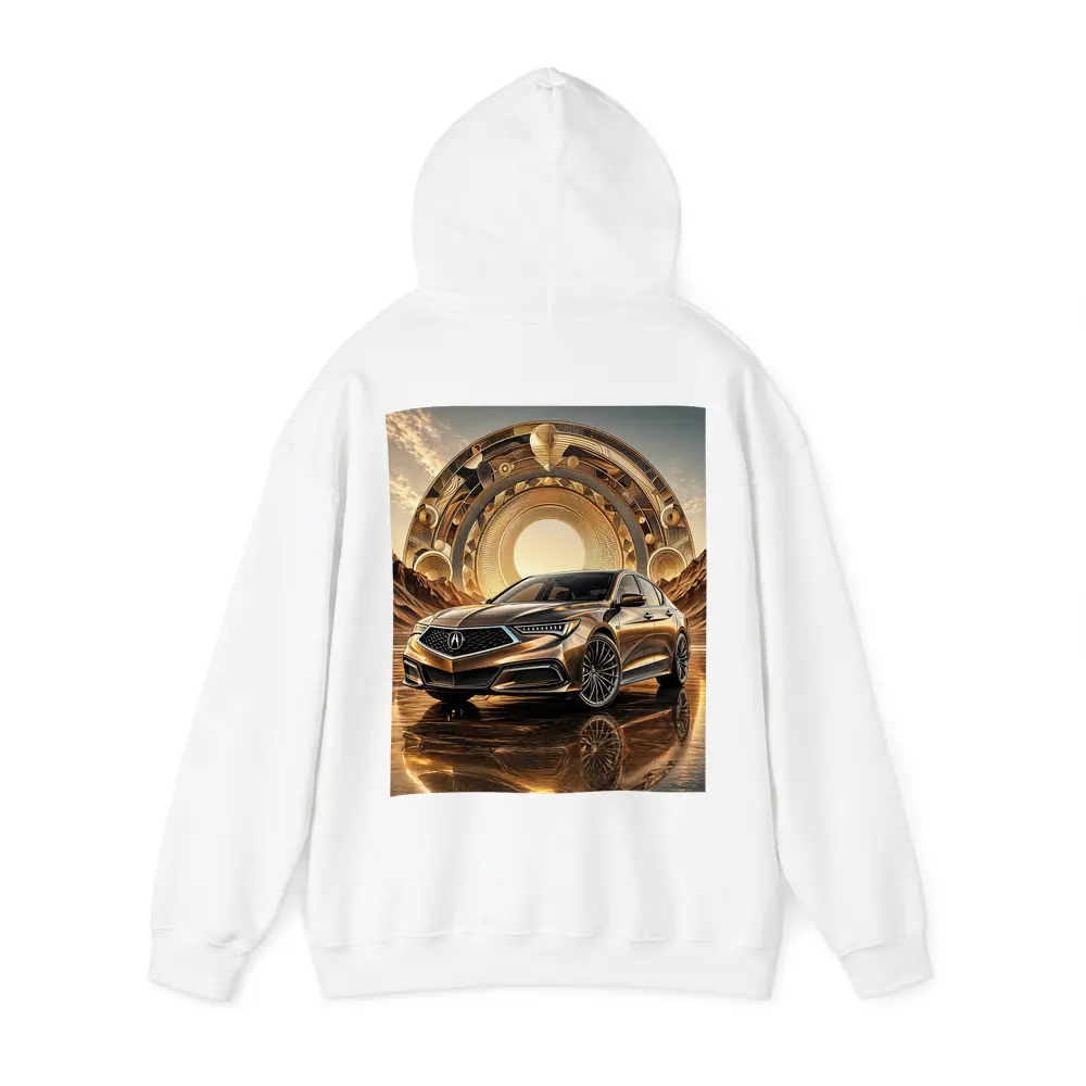 Acura TLX Gold Abstract Geometric Background Art – Hoodies