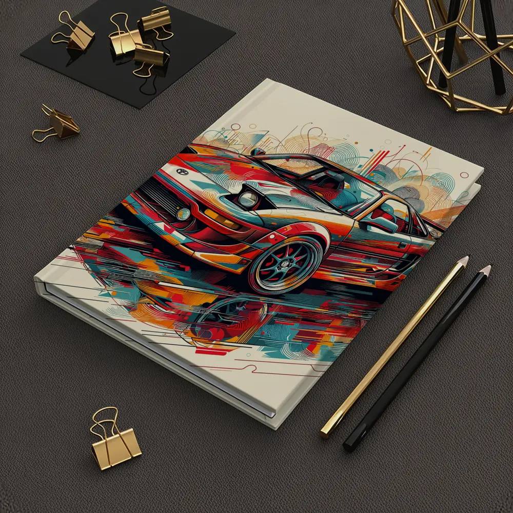 Toyota MR2 Abstract Colorful Pop Art – Notebooks