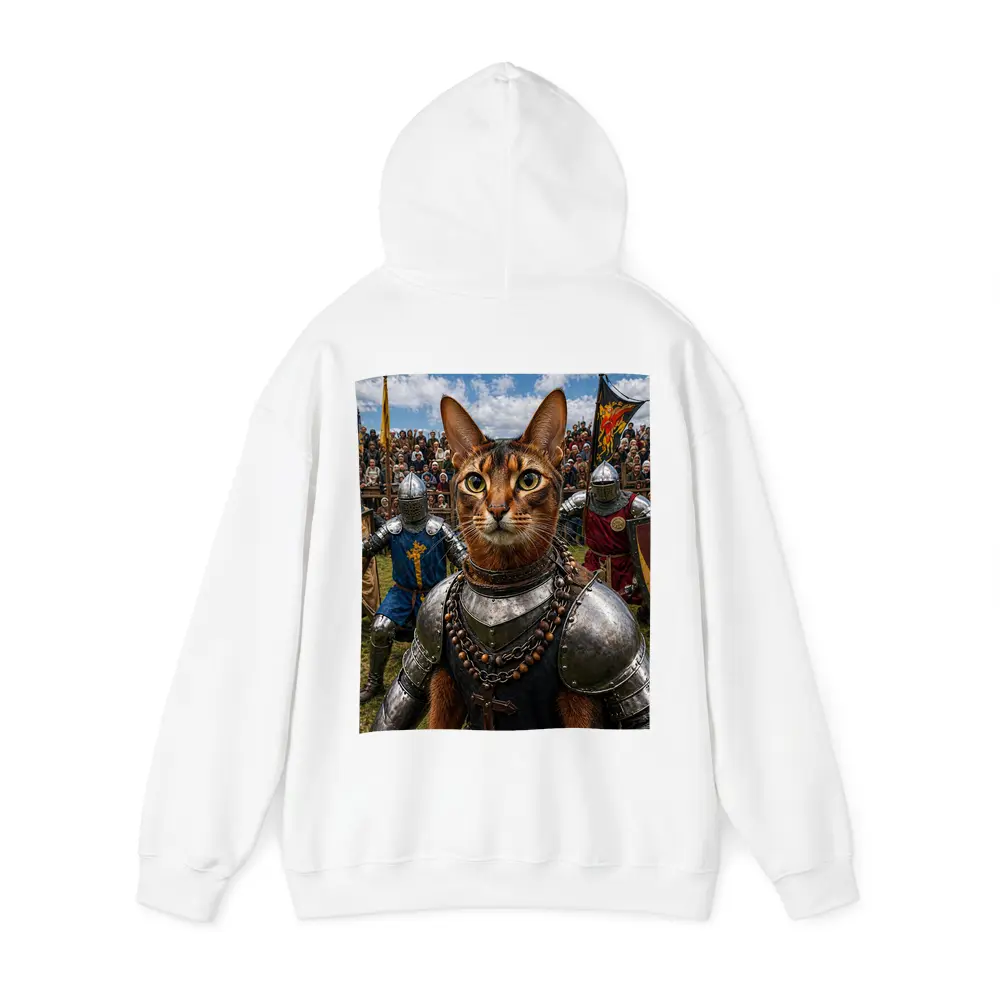Abyssinian Cat Knight Medieval Tournament Battle – Hoodies