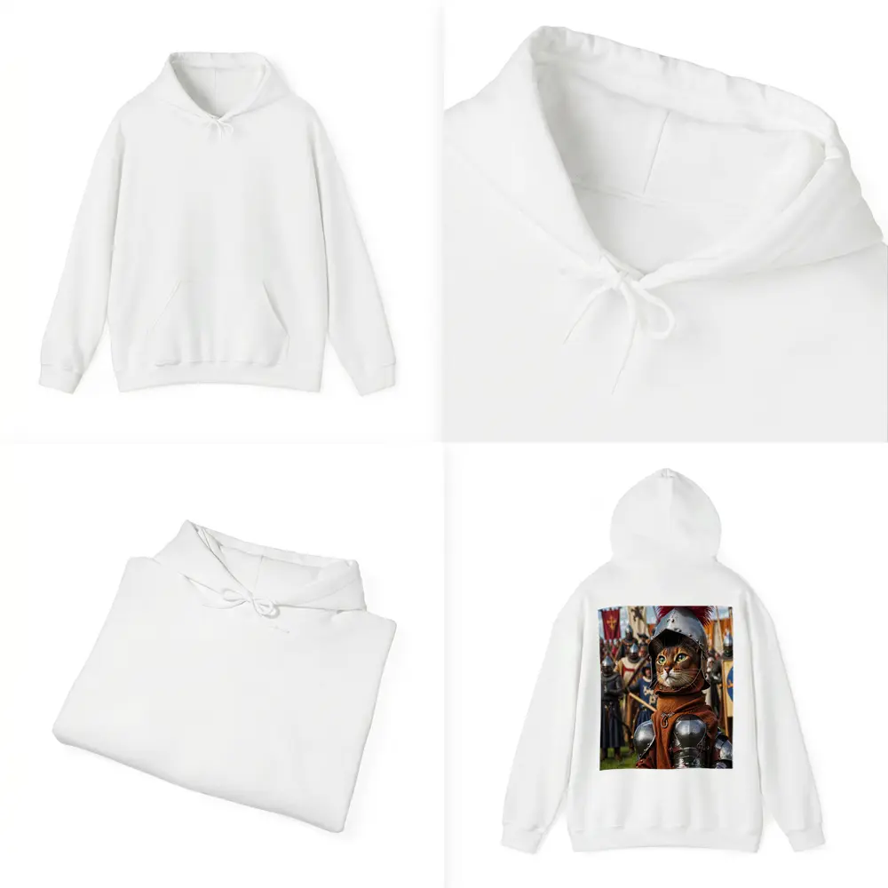 Abyssinian Cat Knight Medieval Tournament Battle – Hoodies
