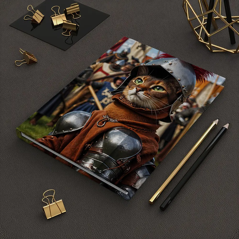 Abyssinian Cat Knight Medieval Tournament Battle – Notebooks