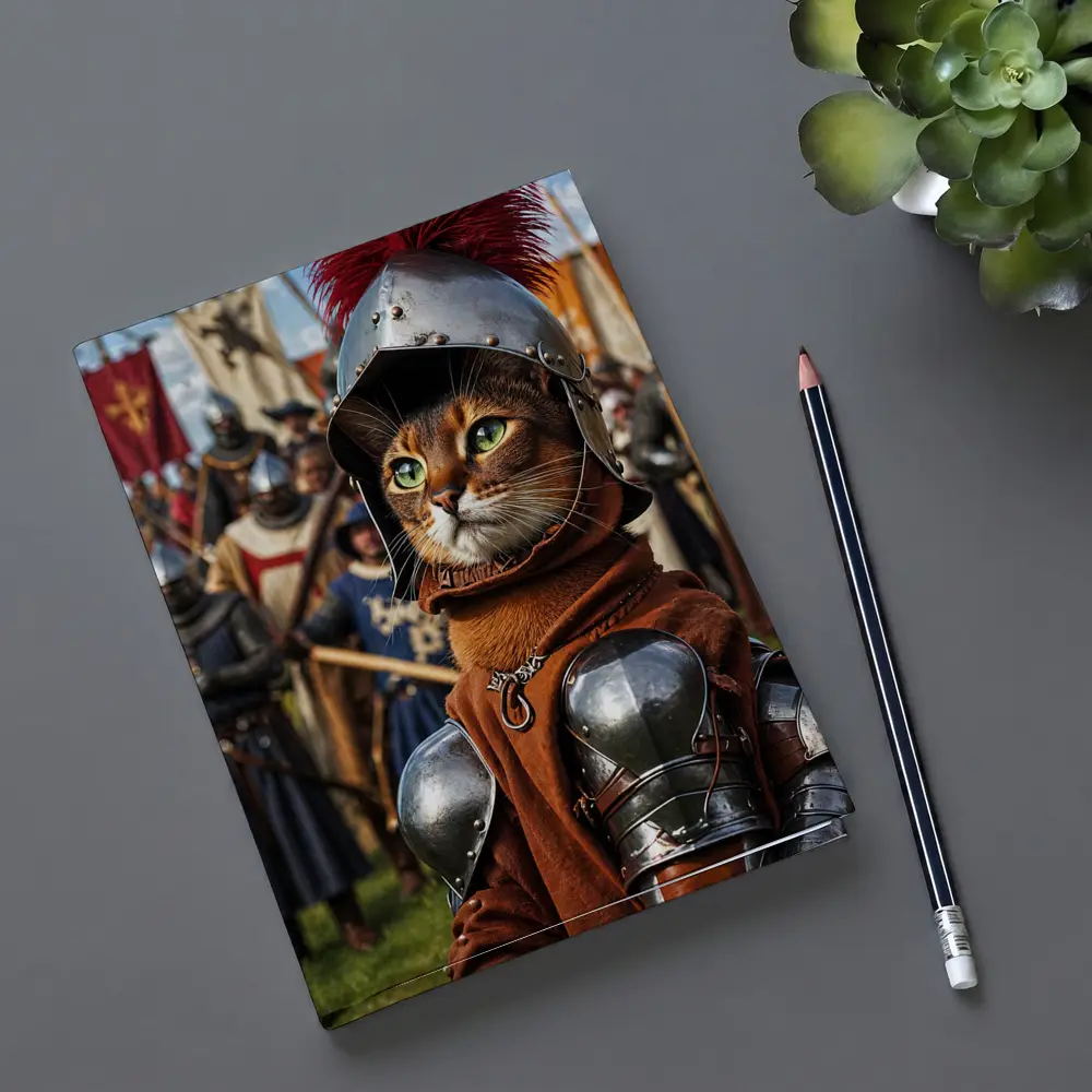 Abyssinian Cat Knight Medieval Tournament Battle – Notebooks