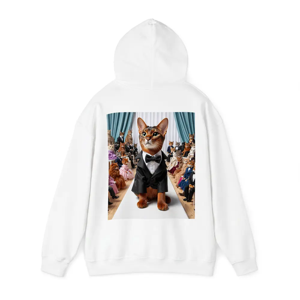 Abyssinian Cat Tuxedo Fashion Show Runway – Hoodies