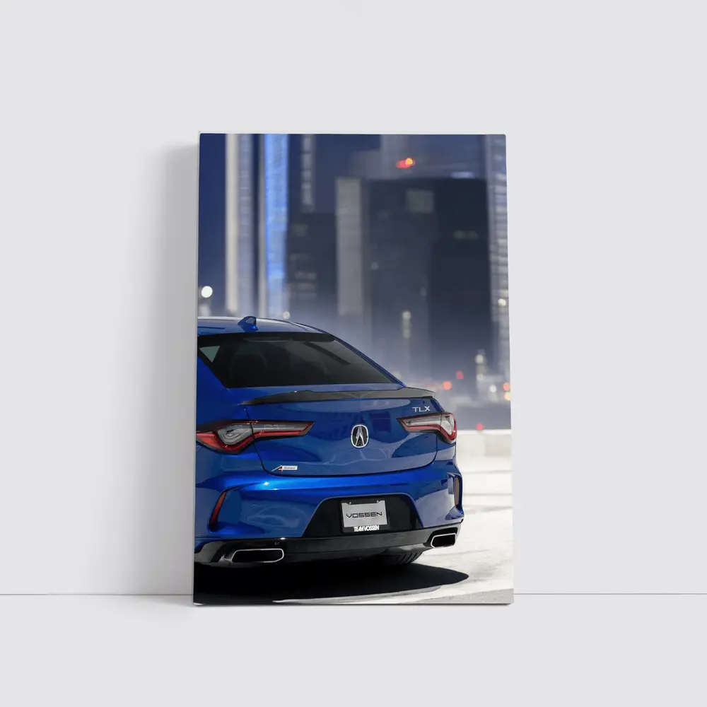 Acura TLX A-Spec Blue City Night – Wall Art