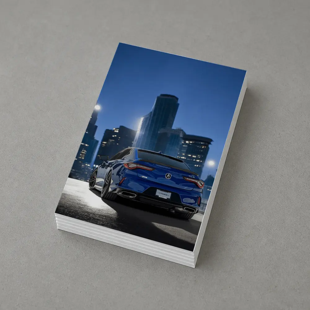 Acura TLX A-Spec Blue City Night – Postcards