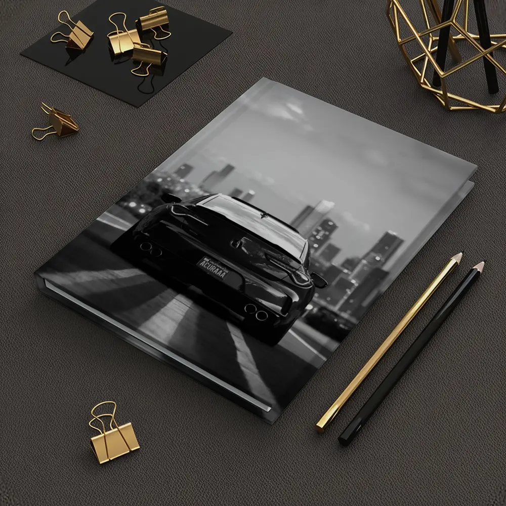 Acura TLX Black White City Skyline Rear – Notebooks