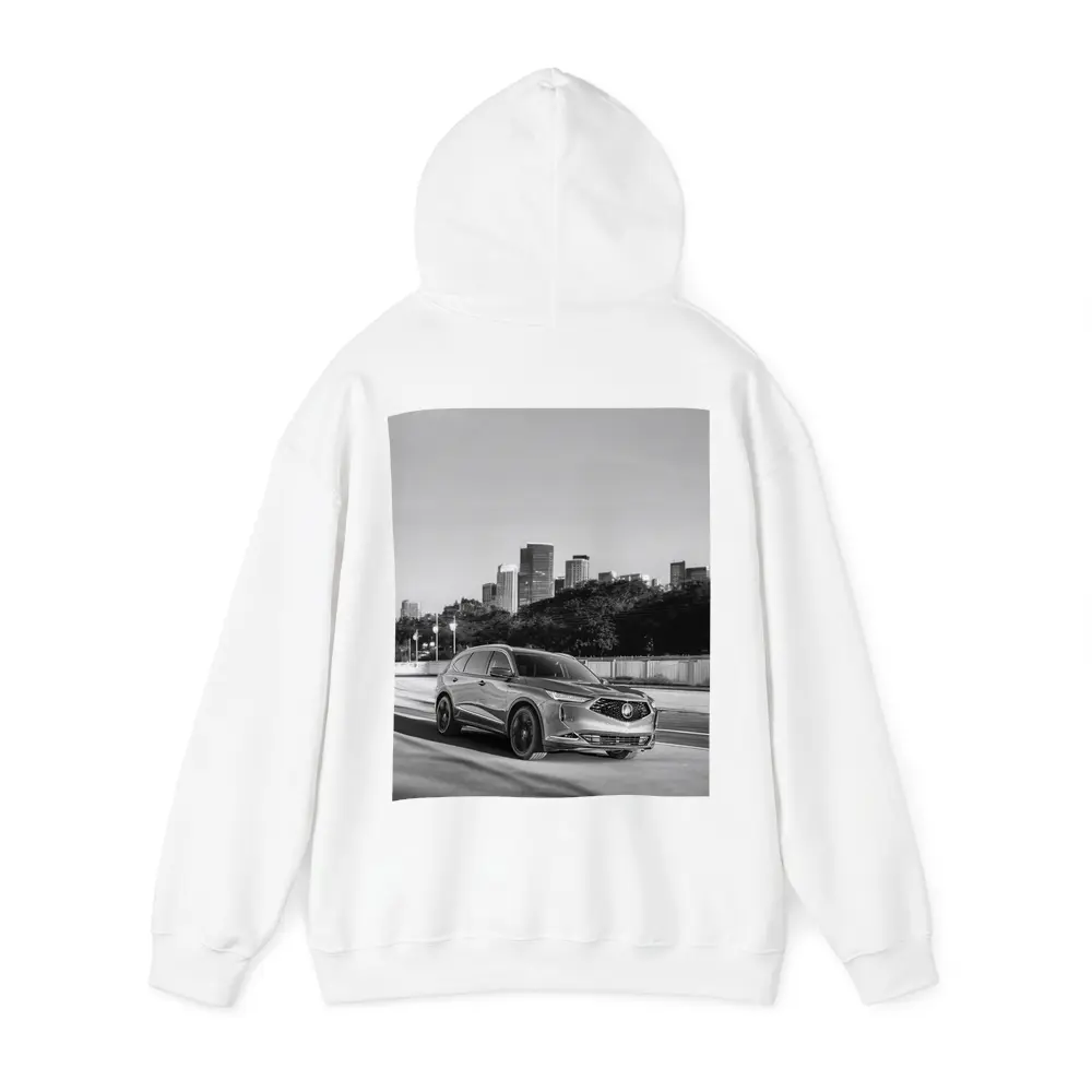 Acura MDX SUV City Skyline Black White – Hoodies