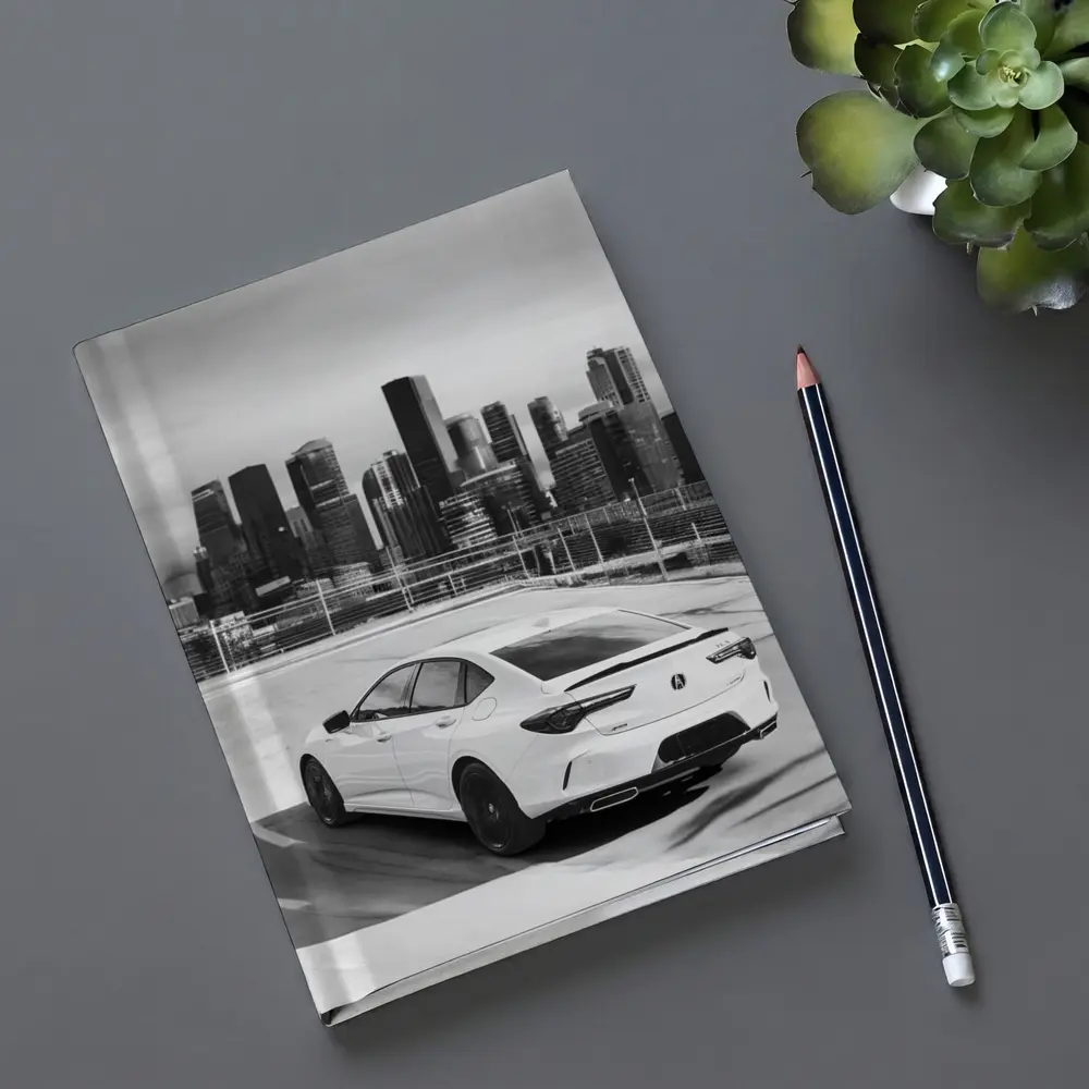 Acura TLX Black White City Skyline – Notebooks
