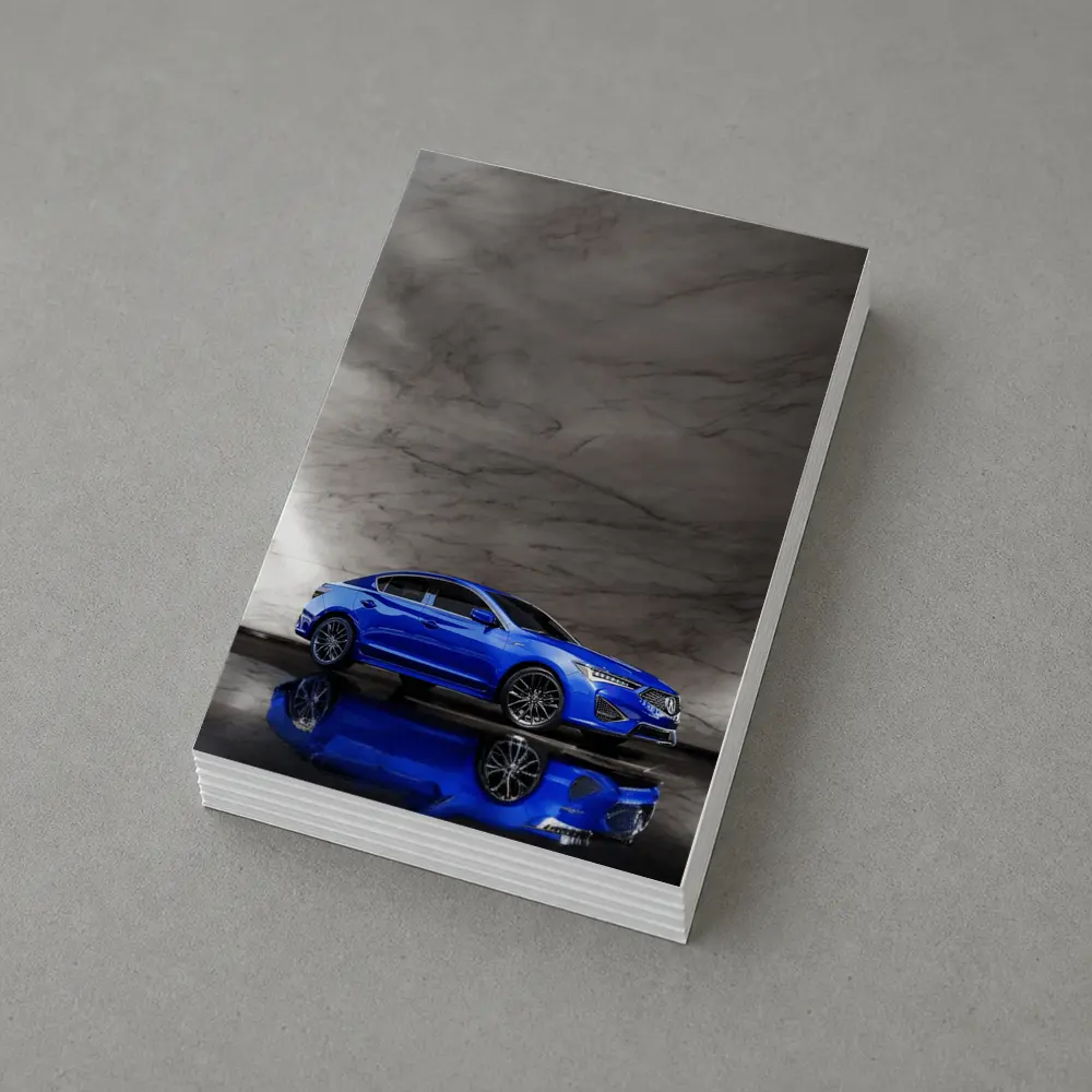 Acura ILX A-Spec Blue Marble Studio – Postcards