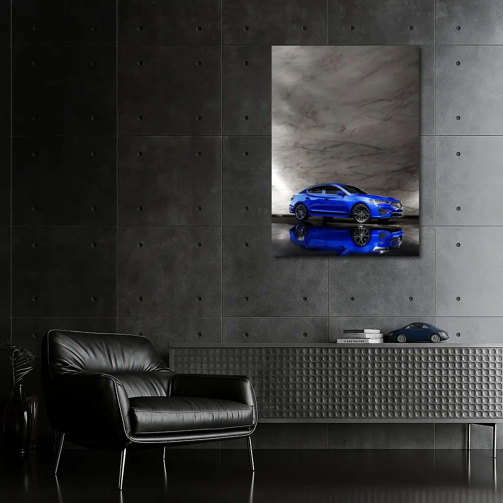 Acura ILX A-Spec Blue Marble Studio – Wall Art