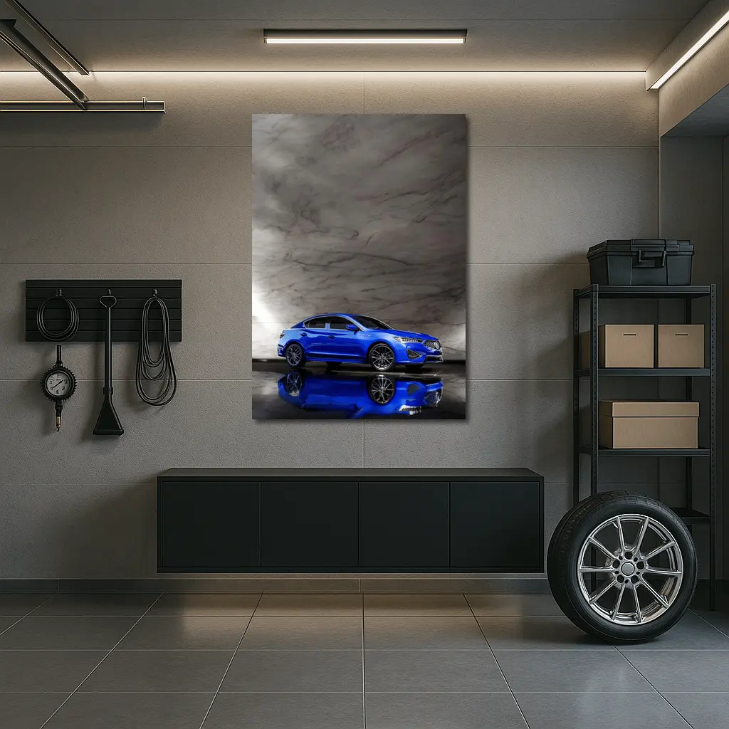 Acura ILX A-Spec Blue Marble Studio – Wall Art