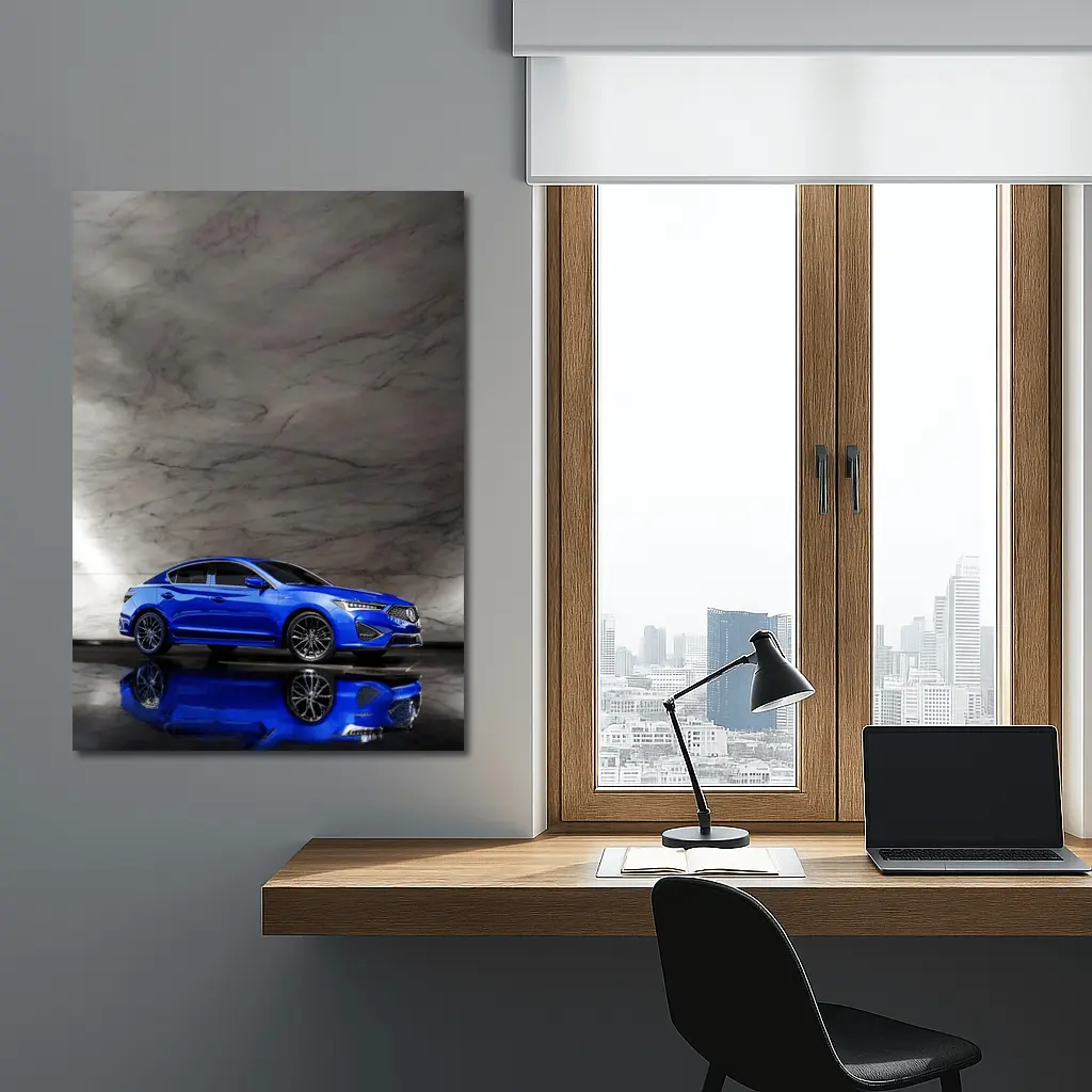 Acura ILX A-Spec Blue Marble Studio – Wall Art