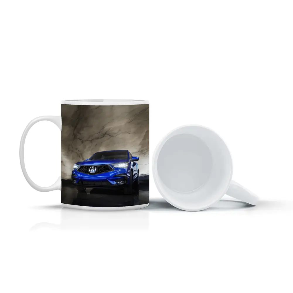 Acura RDX Blue Marble Background Studio Shot – Mugs