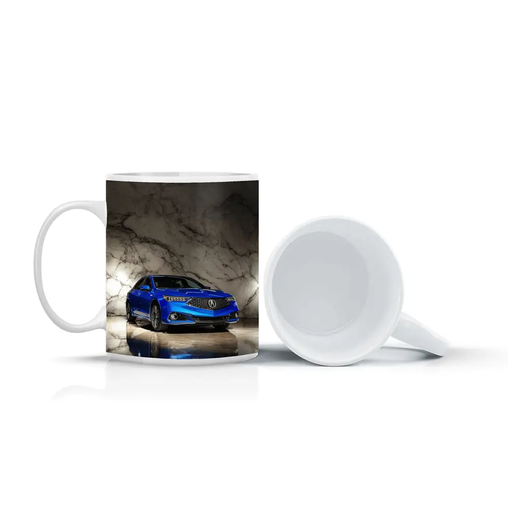 Acura TLX Blue Sedan Marble Studio – Mugs