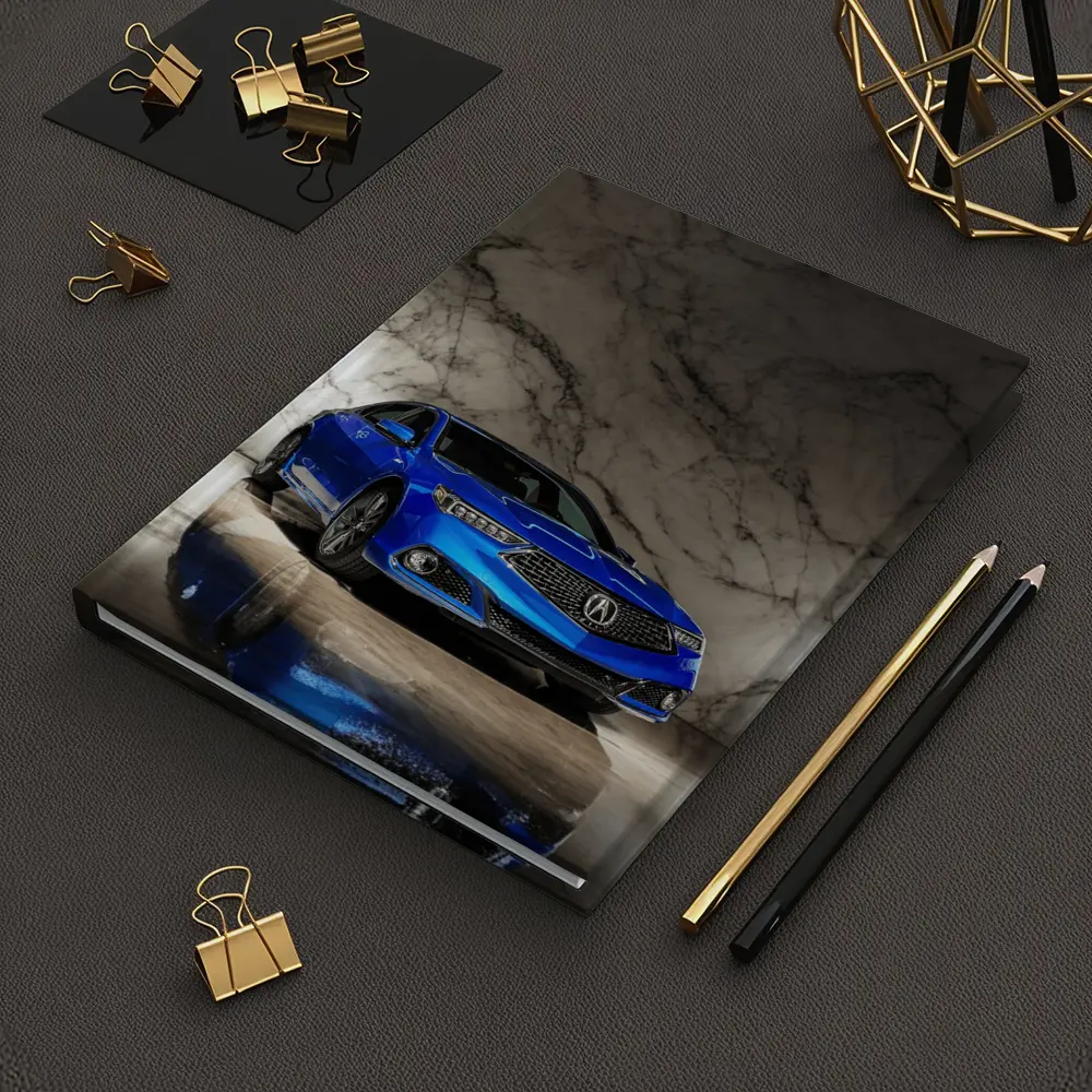 Acura TLX Blue Sedan Marble Studio – Notebooks