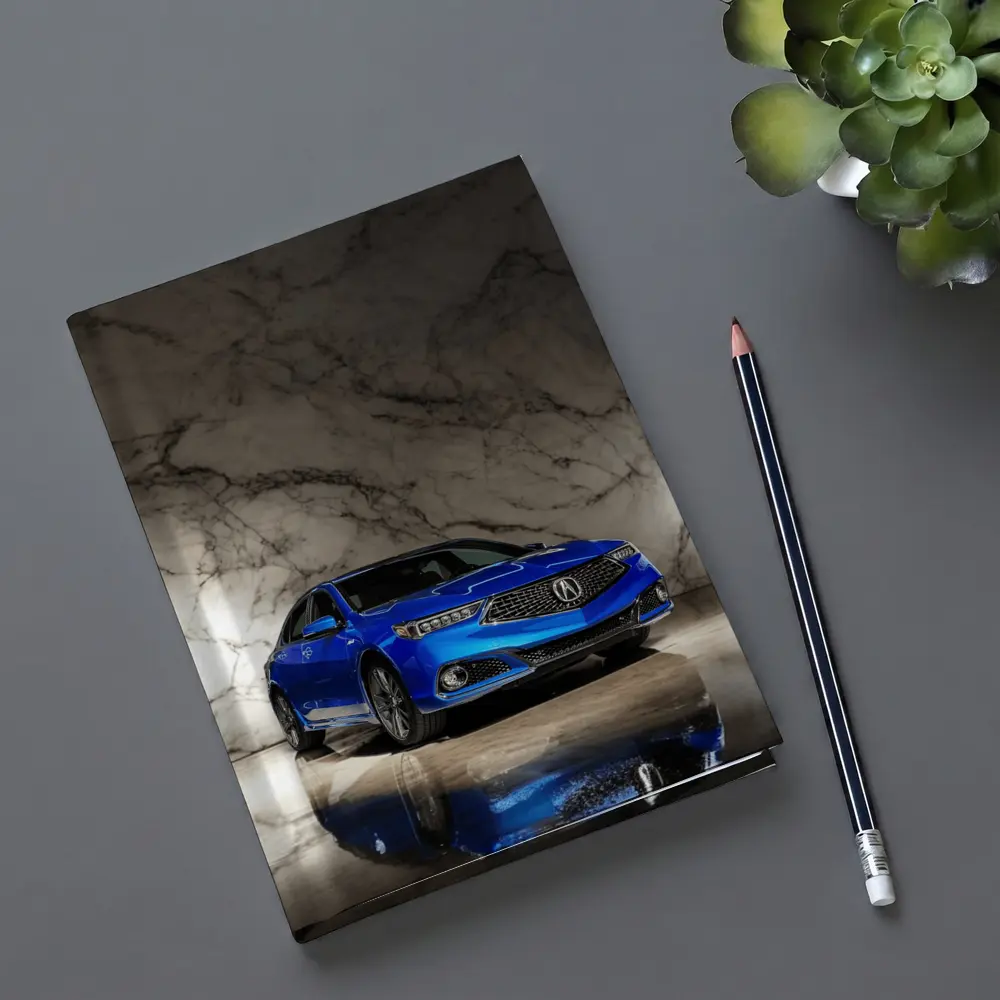 Acura TLX Blue Sedan Marble Studio – Notebooks