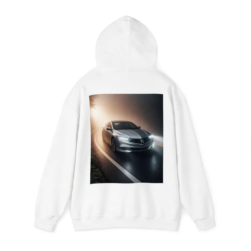 Acura ILX Sedan Driving Through Foggy Road – Hoodies